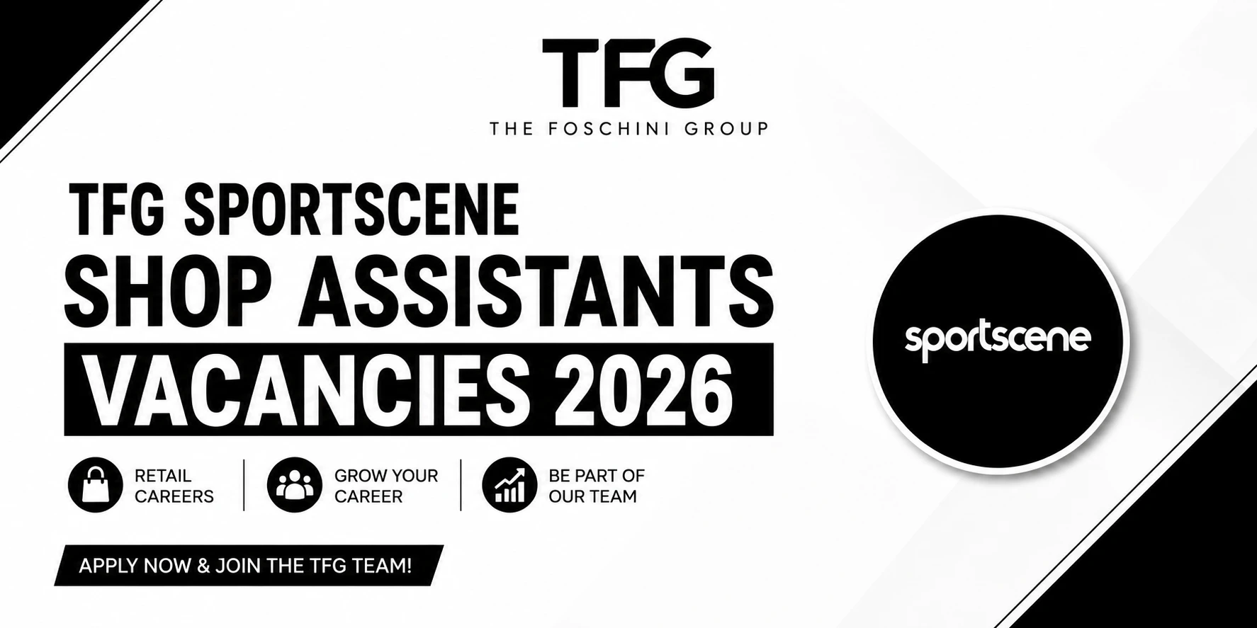 TFG Sportscene Shop Assistants Vacancies 2026