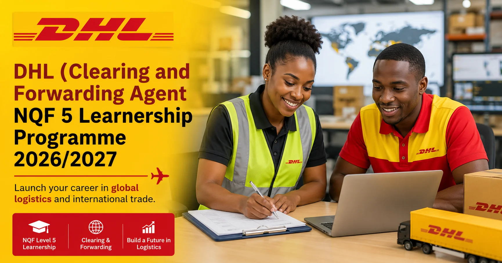 DHL (Clearing and Forwarding Agent NQF 5 Learnership Programme 2026/2027)