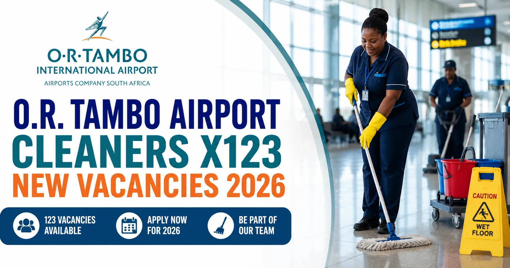 O.R. Tambo Airport Cleaners X123 New Vacancies 2026