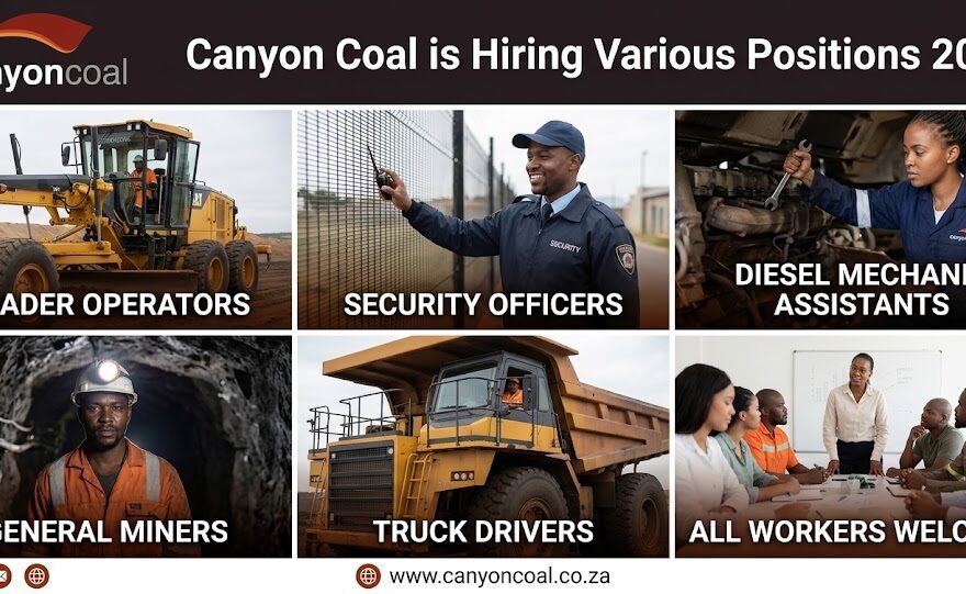 Canyon Coal Vacancies 2026 - Available Now!