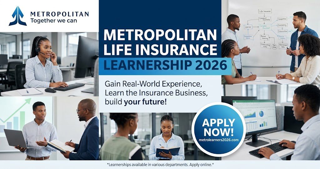 Metropolitan Life Insurance Learnership 2026