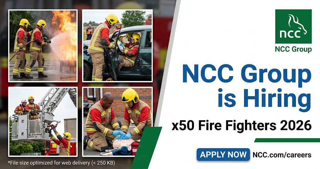 NCC Group is Hiring X50 Fire Fighters 2026