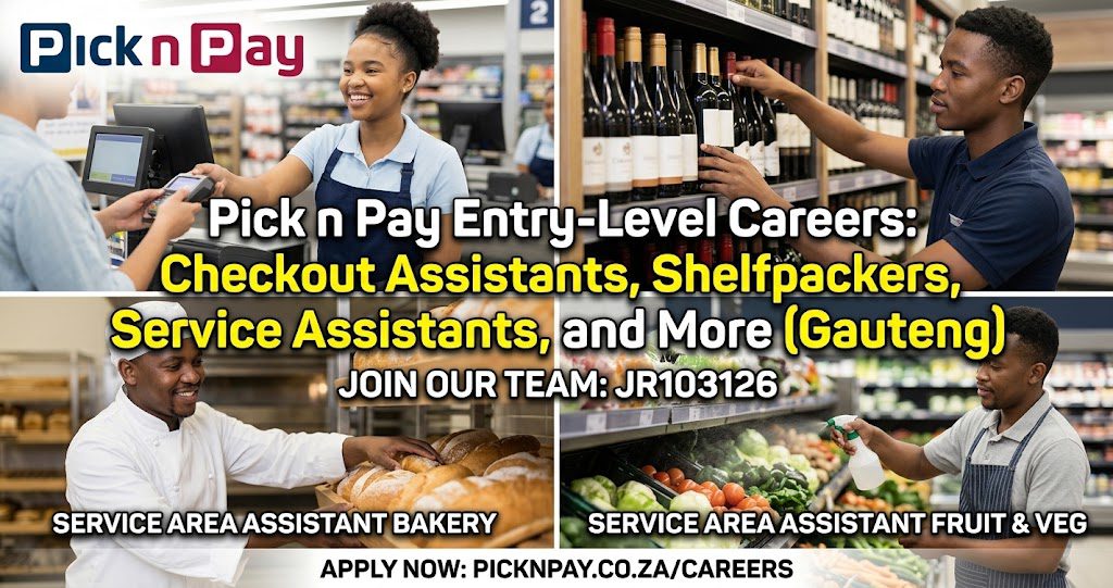 Pick n Pay Retail & Entry-Level Learnerships 2026