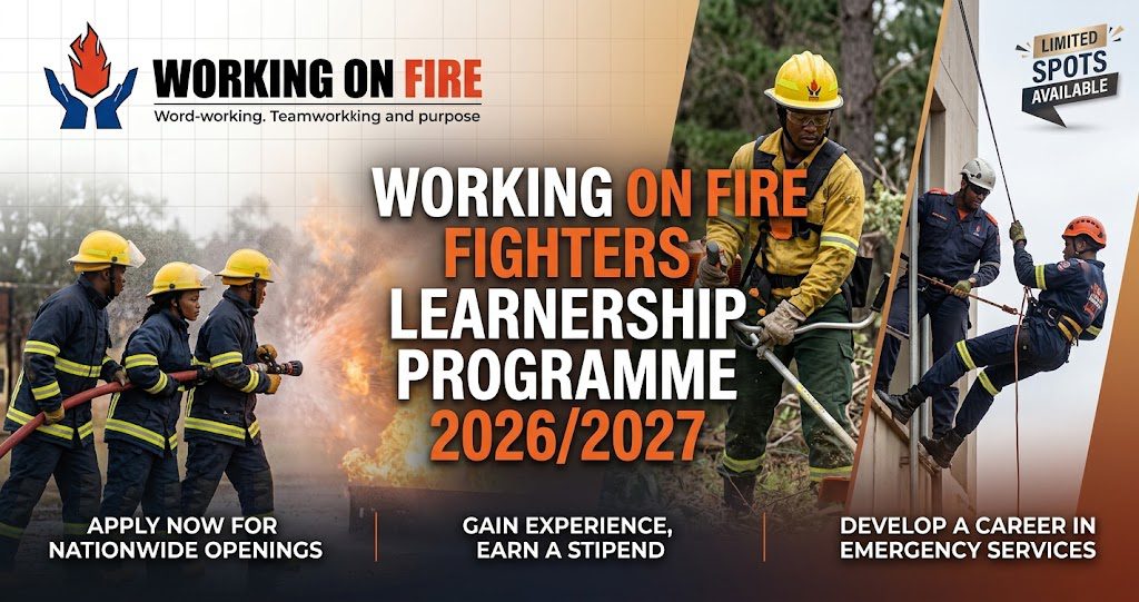 Working on Fire Fighters Learnership Programme 2026/2027