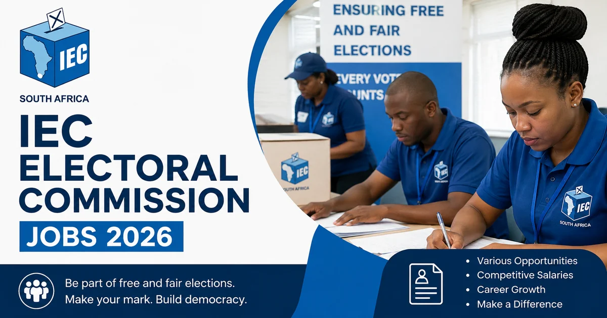 IEC Electoral Commission Jobs 2026