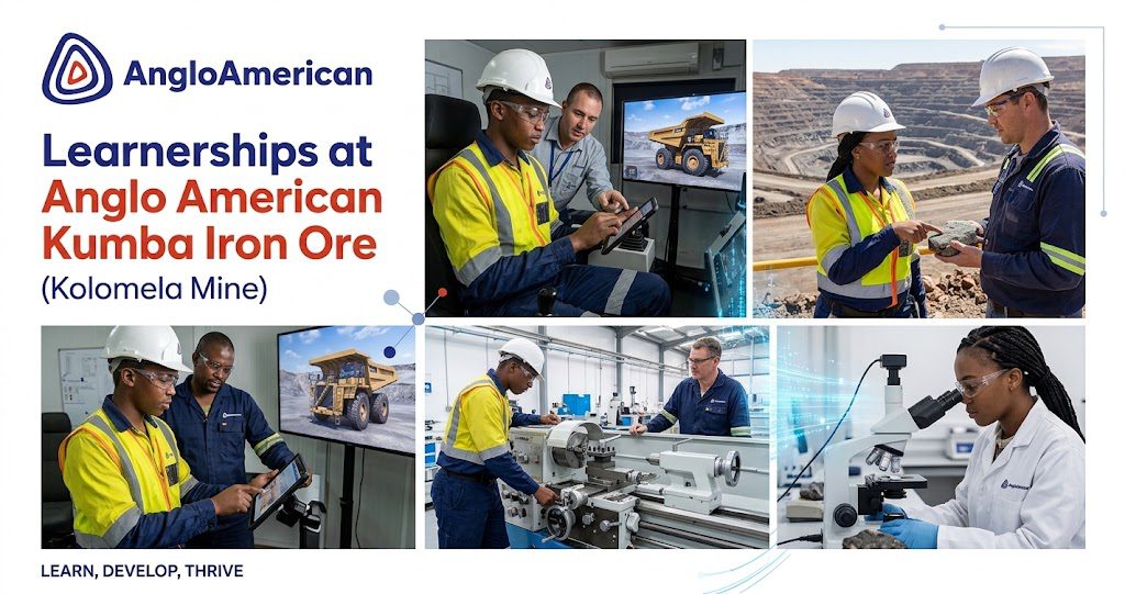 Learnerships at Anglo American Kumba Iron Ore (Kolomela Mine)