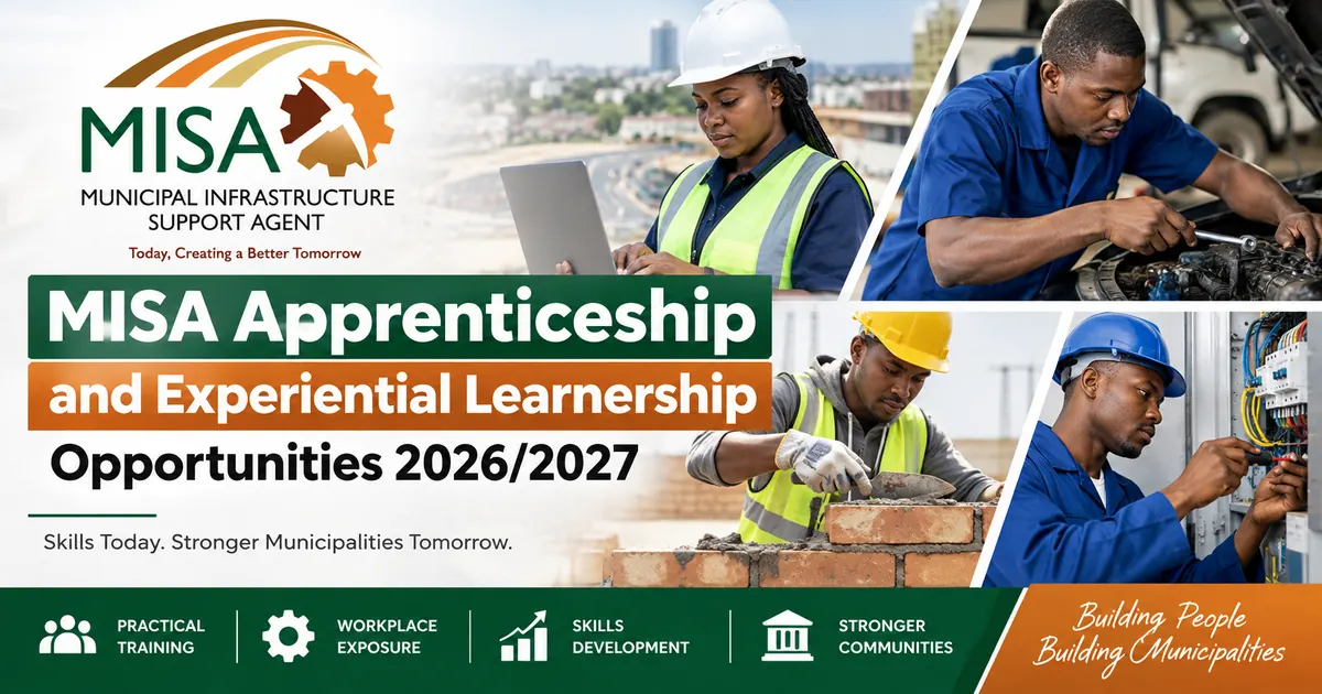 MISA Apprenticeship and Experiential Learnership Opportunities 2026