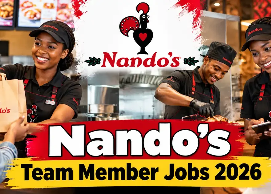 Nando’s Team Member Jobs 2026 | Apply with Matric