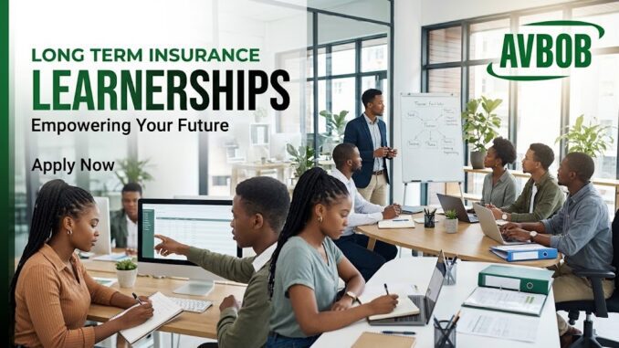 Long Term Insurance Learnership 2026: Various Locations