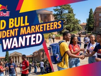 Red Bull Student Marketeer Vacancies Open Across South Africa